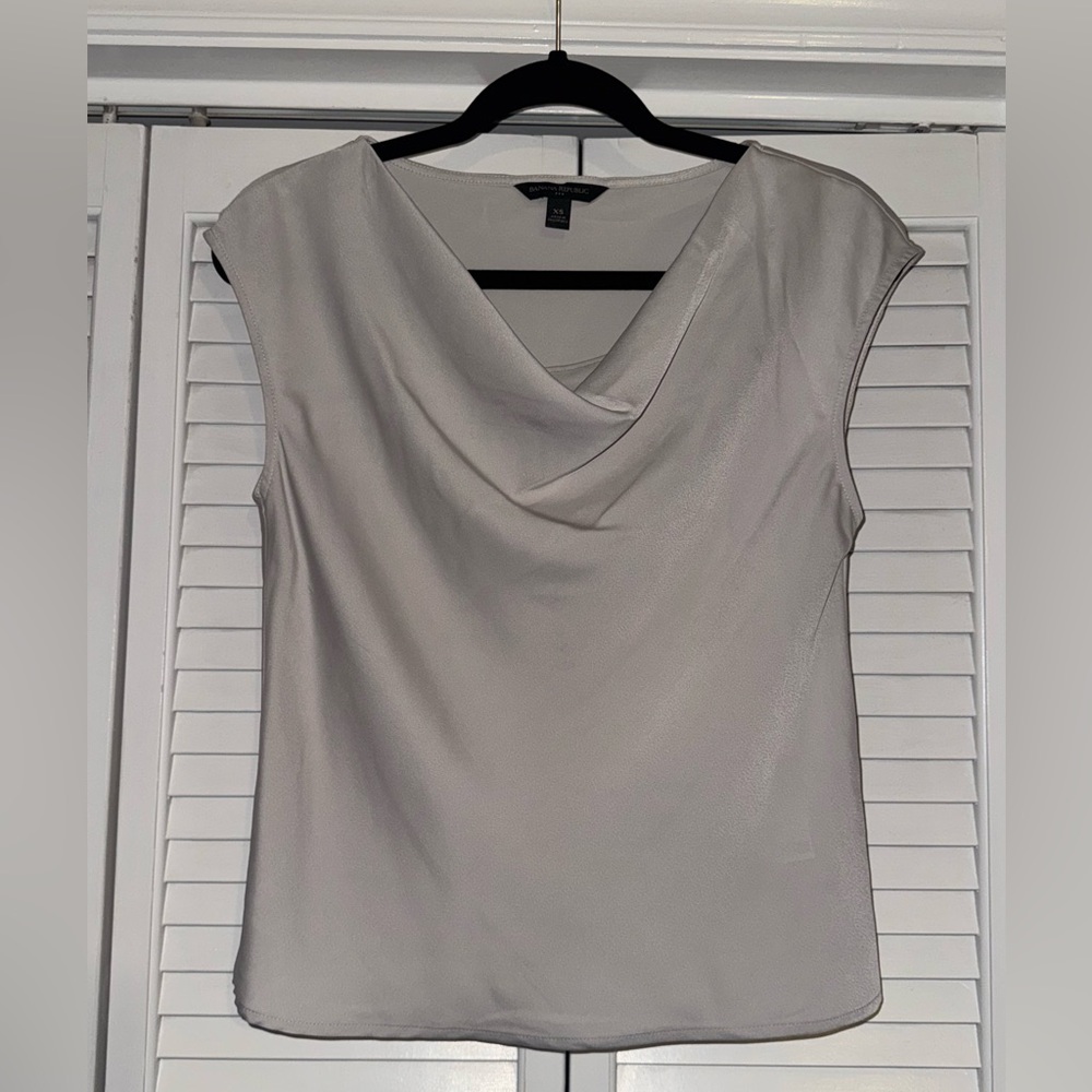 Banana Republic Silver Women's Top - Size XS